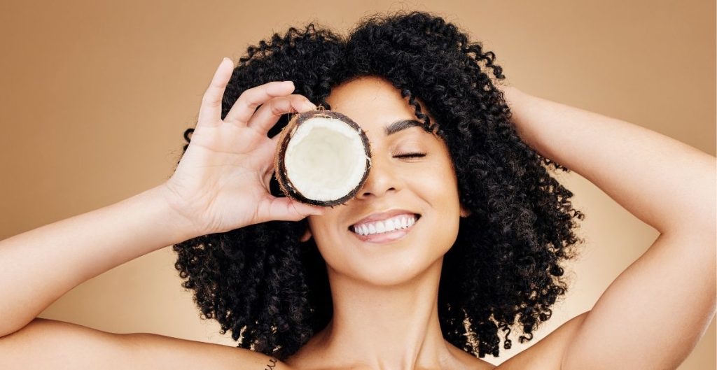 coconut oil for hair and skin