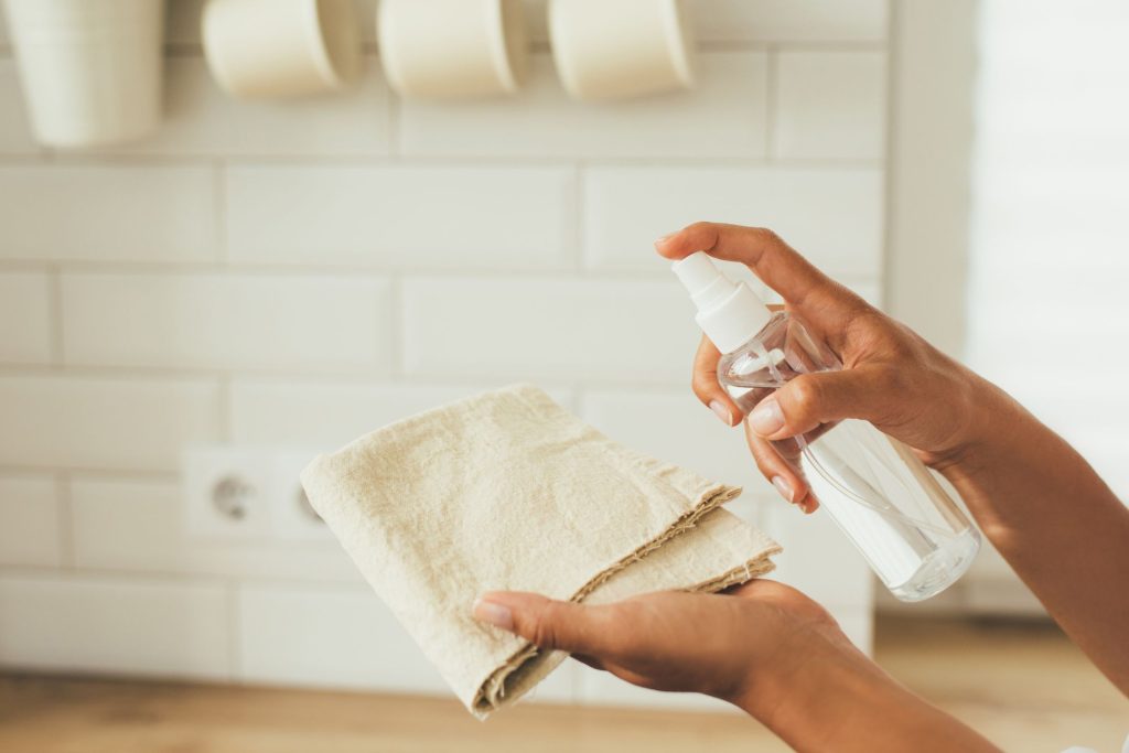 hypochlorous acid spray as a disinfectant
